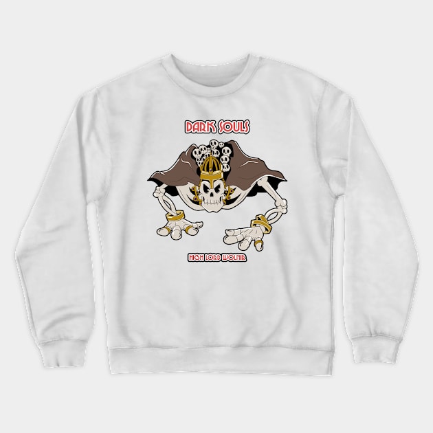 HIGH LORD WOLNIR IN CUPHEAD STYLE! Crewneck Sweatshirt by Mustakro